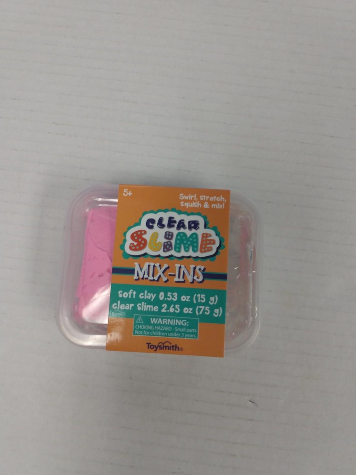 Clear Slime mix-ins, Toysmith 3-Pack