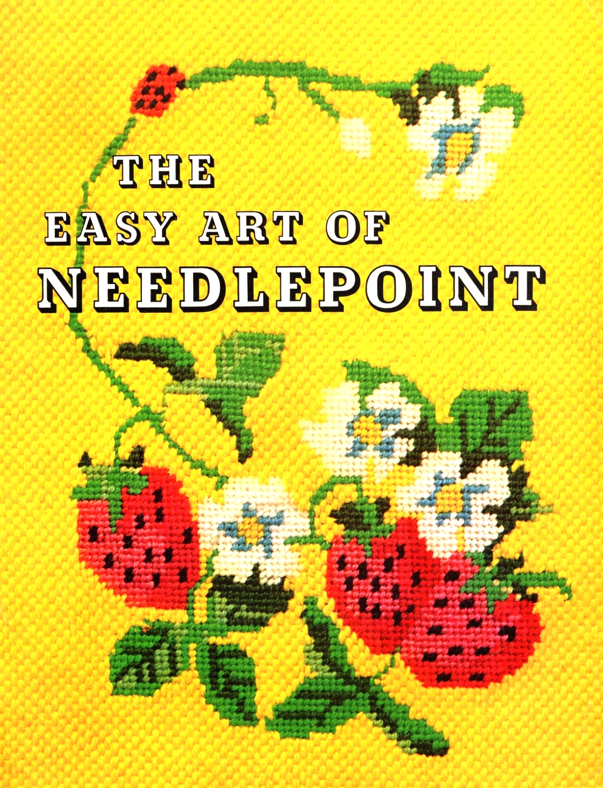 The Easy Art of Needlepoint, Stitch Diagrams, Charts, How-To, Vintage 1973