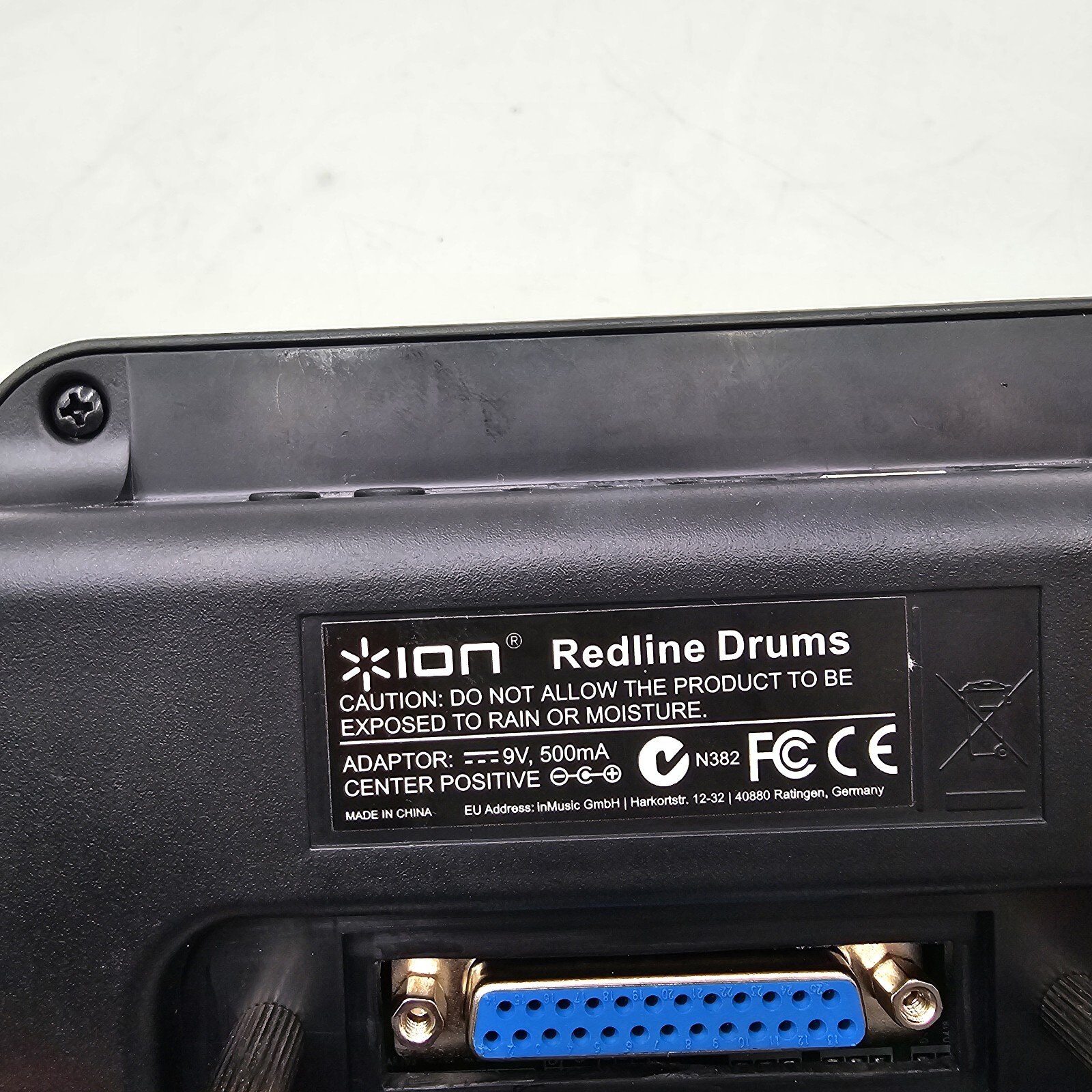 Ion Redline Electronic Drum Kit Head Unit Controller Only w/ Power Cord Tested