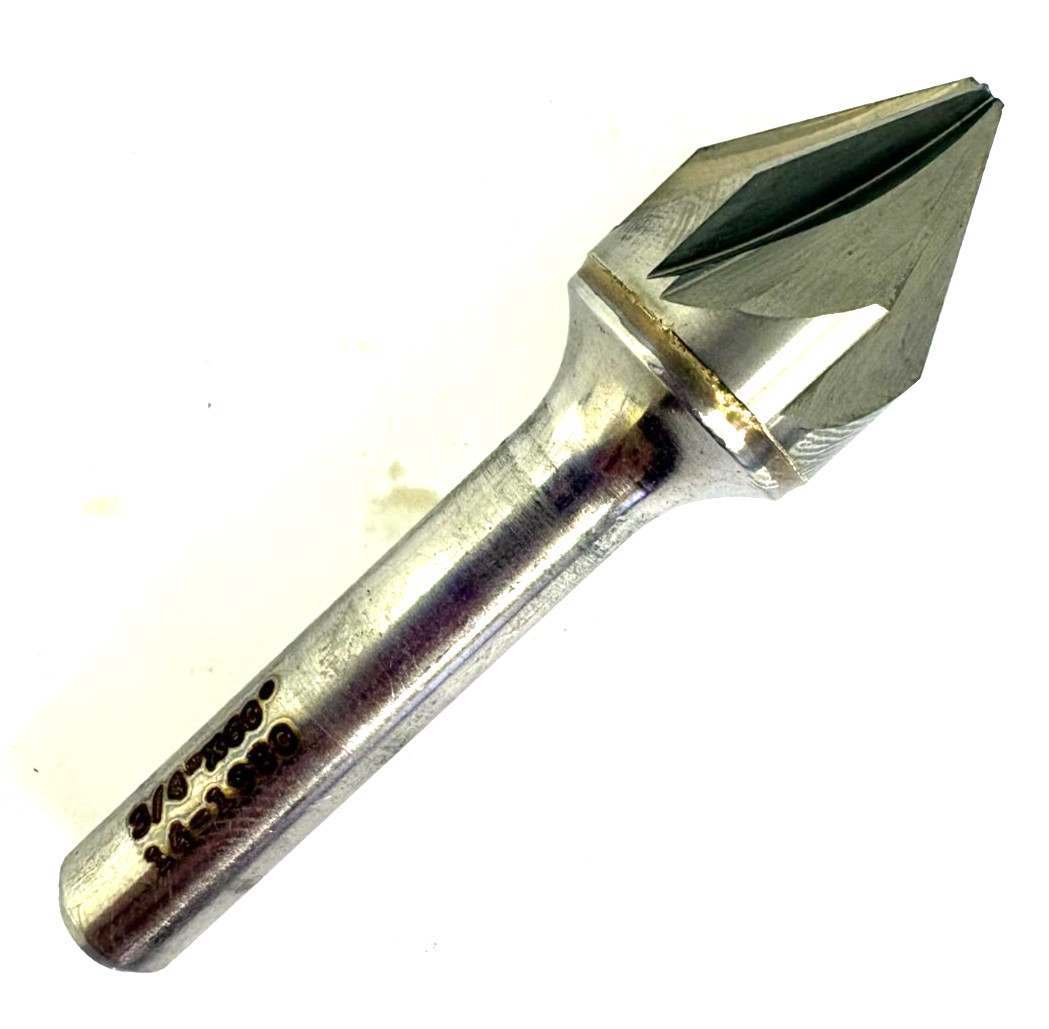 3/4" 60 DEGREE SIX FLUTE CARBIDE COUNTERSINK - OSG 706-7500-060