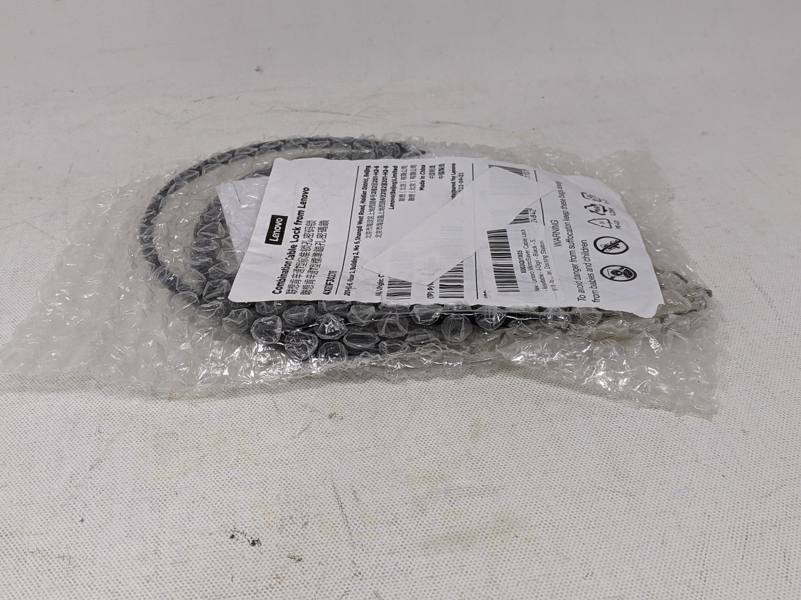 Lenovo Microsaver Combination Cable Lock AXE1F30278