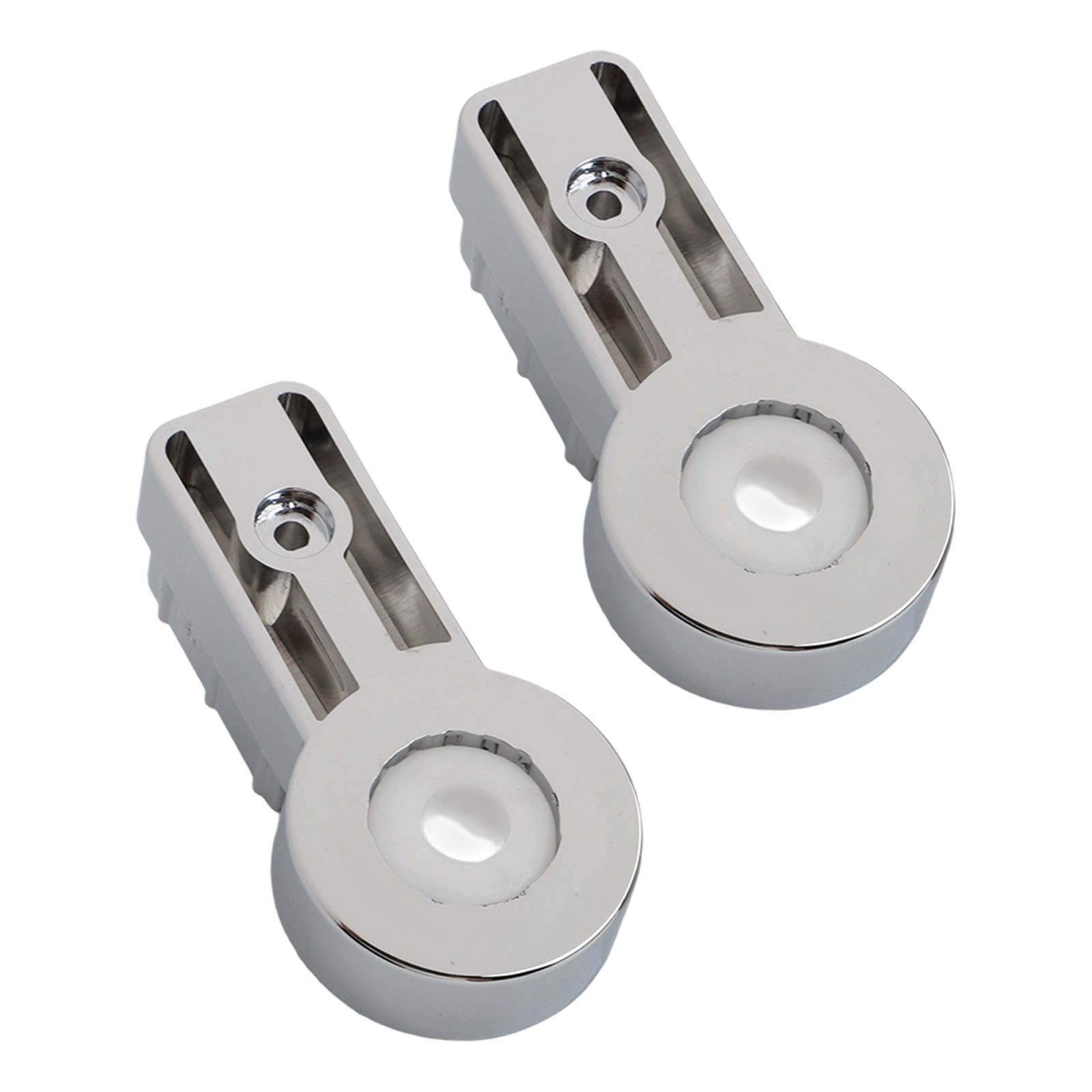 1 Set Bath Hinge Brackets Shower Screen Hinges ABS Chrome Plating Shower Holder