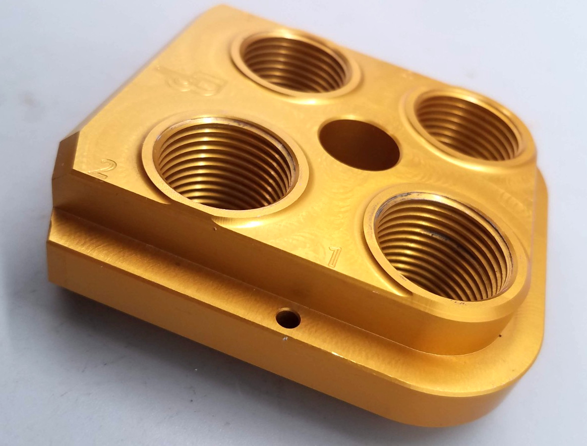 Dillon Precision RL550 Tool Head OEM - Anodized Gold Colored