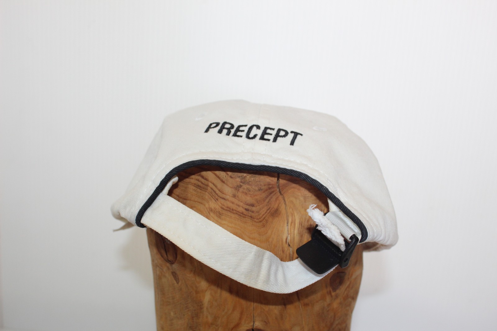 Precept U-Tri White Baseball Cap Hat Adjustable Strap Made in Mexico