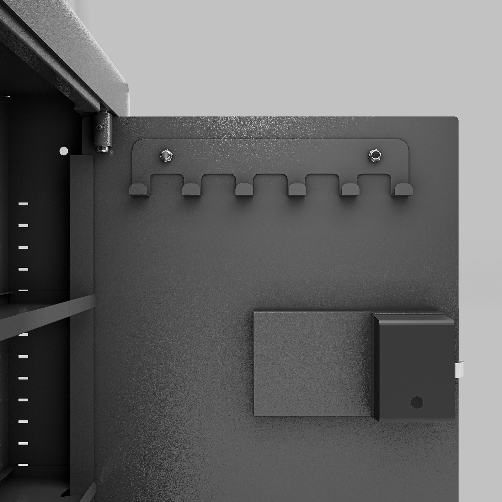 Wall Hidden Digital Keypad Flat Safe Box Fireproof Firearm Valuables Documents