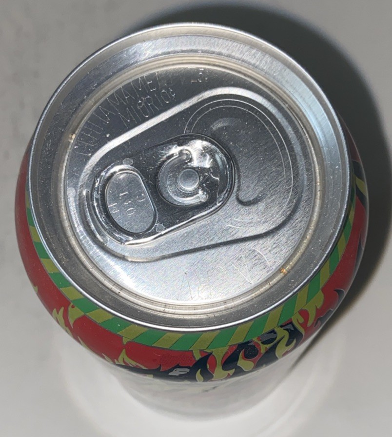 2022 12oz. MTN DEW CAN ( FLAMIN HOT) EMPTY BOTTOM OPENED