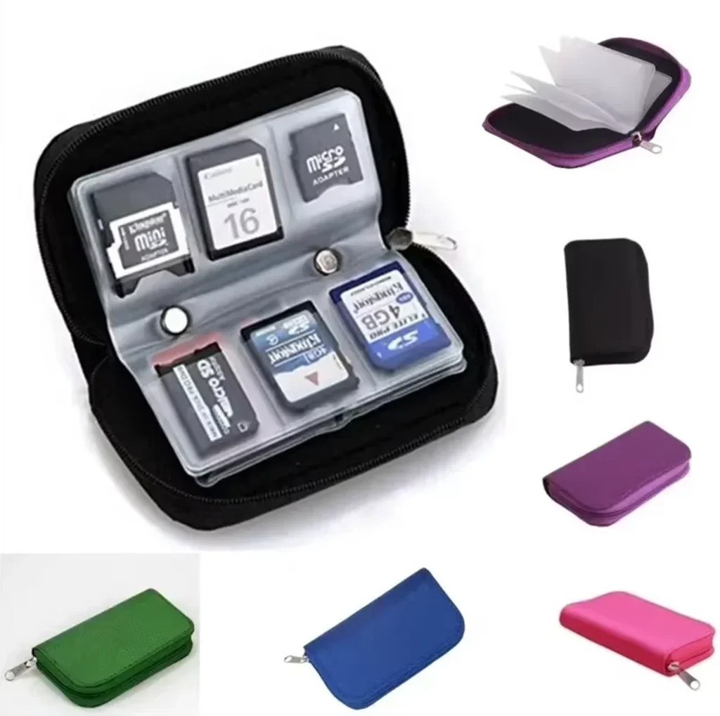 22-in-1 Memory Card Storage Case Holder for CF SD Micro SD SDHC MS DS Cards