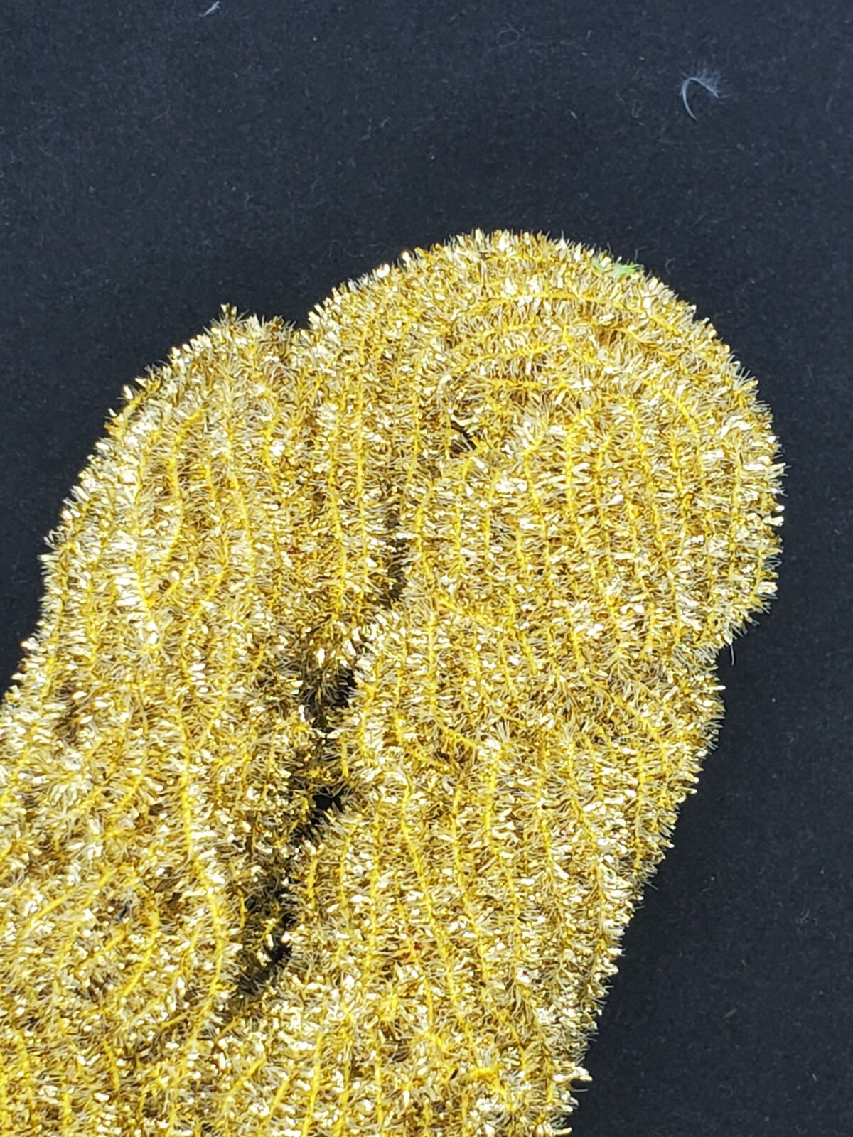 GOLD CRYSTAL CHENILLE - 4 Yard Pack Fly & Jig Tying Material