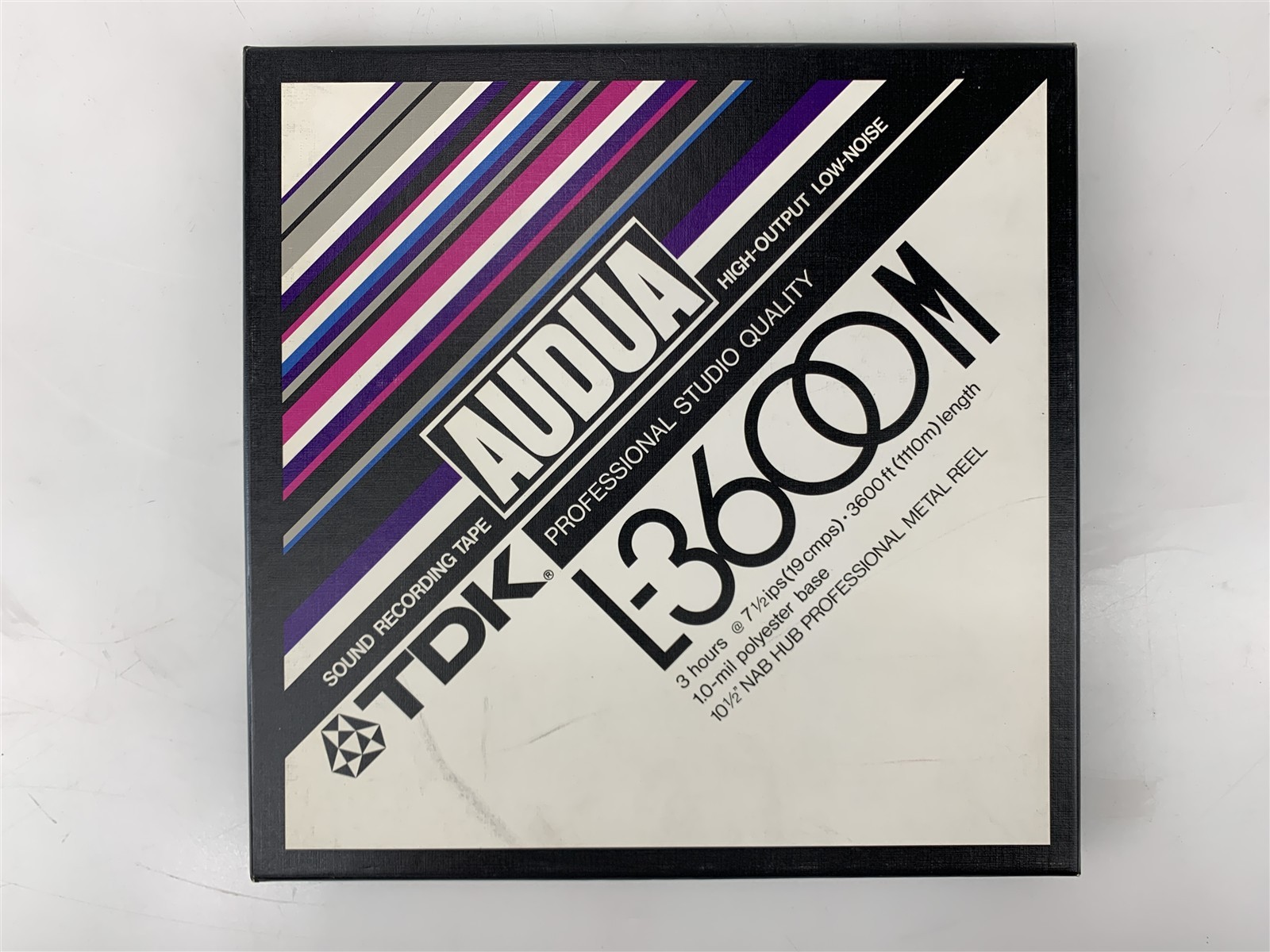 TDK Audua L-3600M 10.5" Low‑Noise High‑Output Reel‑to‑Reel Recording Tape