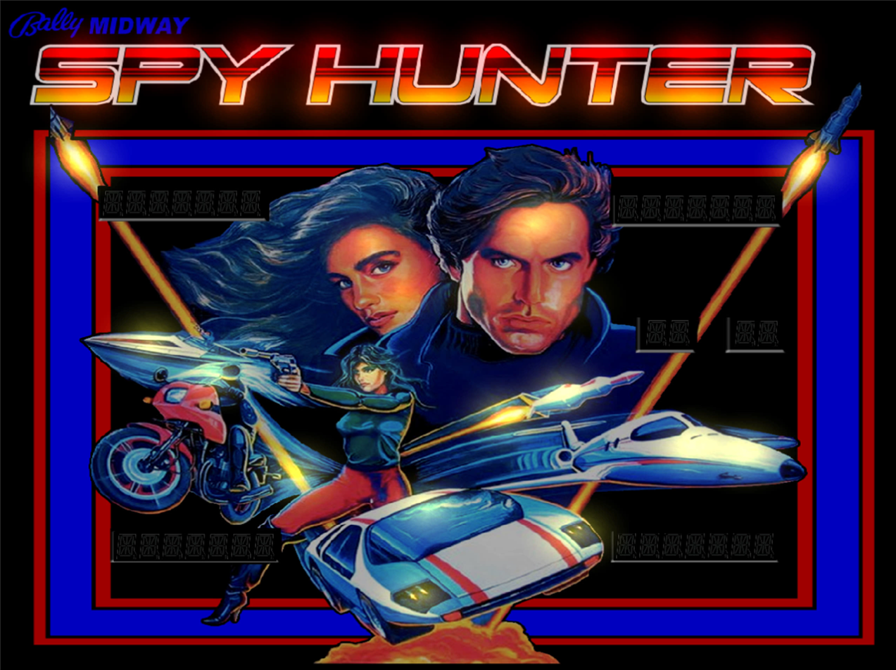 Spy Hunter Complete LED Lighting Kit custom SUPER BRIGHT PINBALL LED KIT