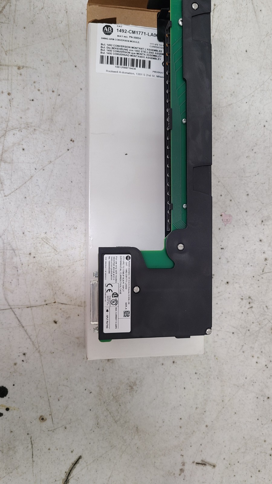 Allen Bradley 1492-CM1771-LA002 Swing-arm Conversion Module