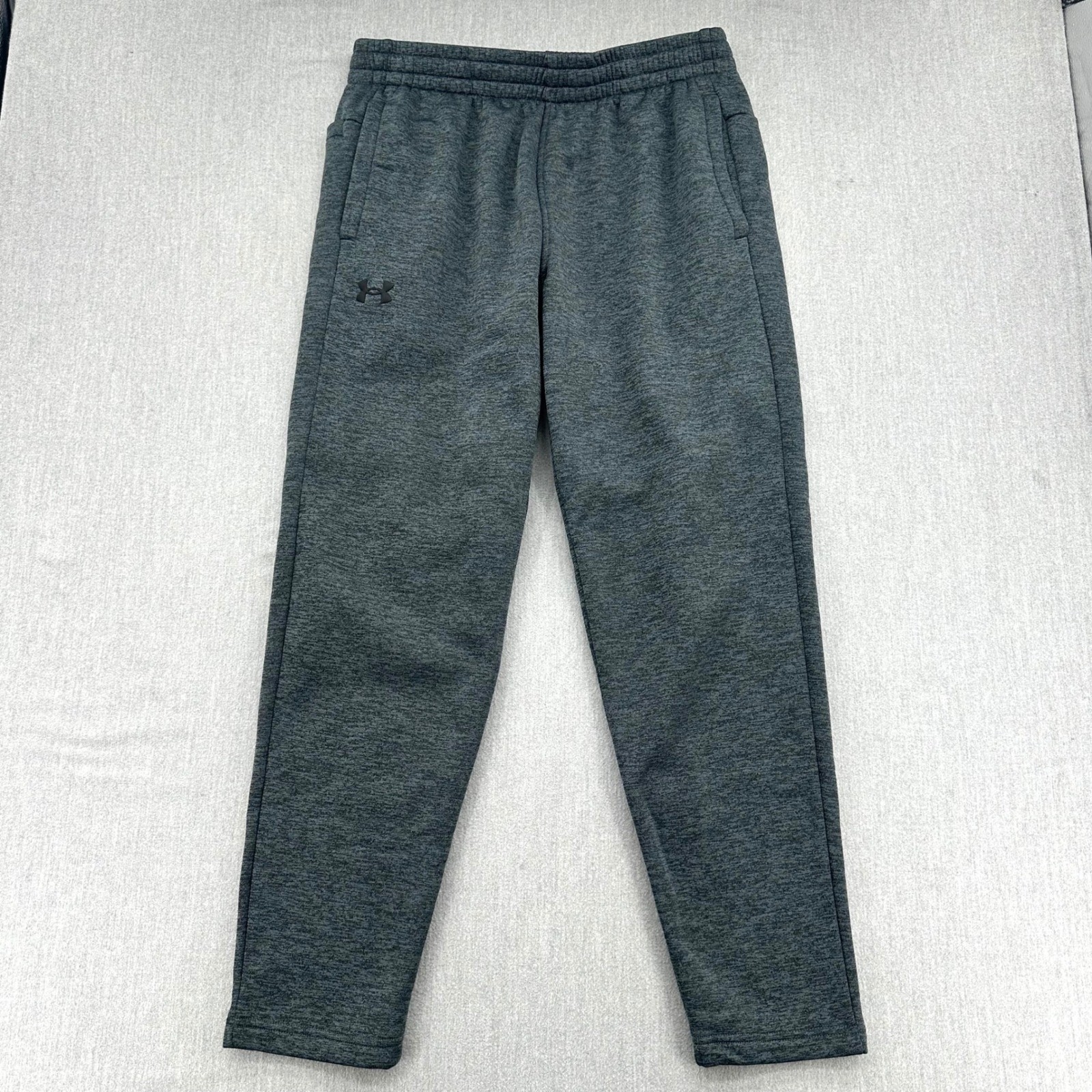 Under Armour SweatPants Mens XLT Gray Armour Fleece Joggers Loose Fit Tapered