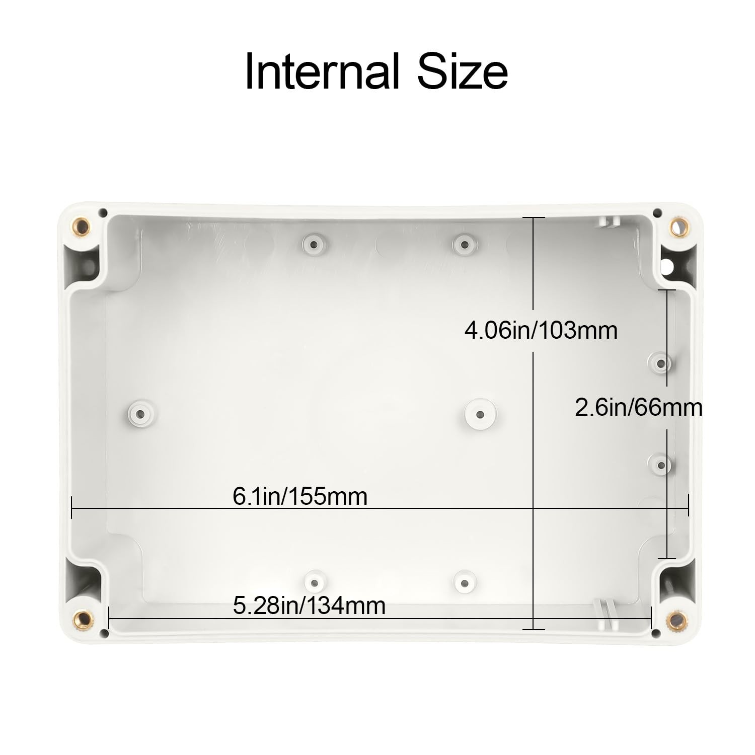 Waterproof Dustproof IP65 ABS Plastic Junction Box Universal Electric Project...