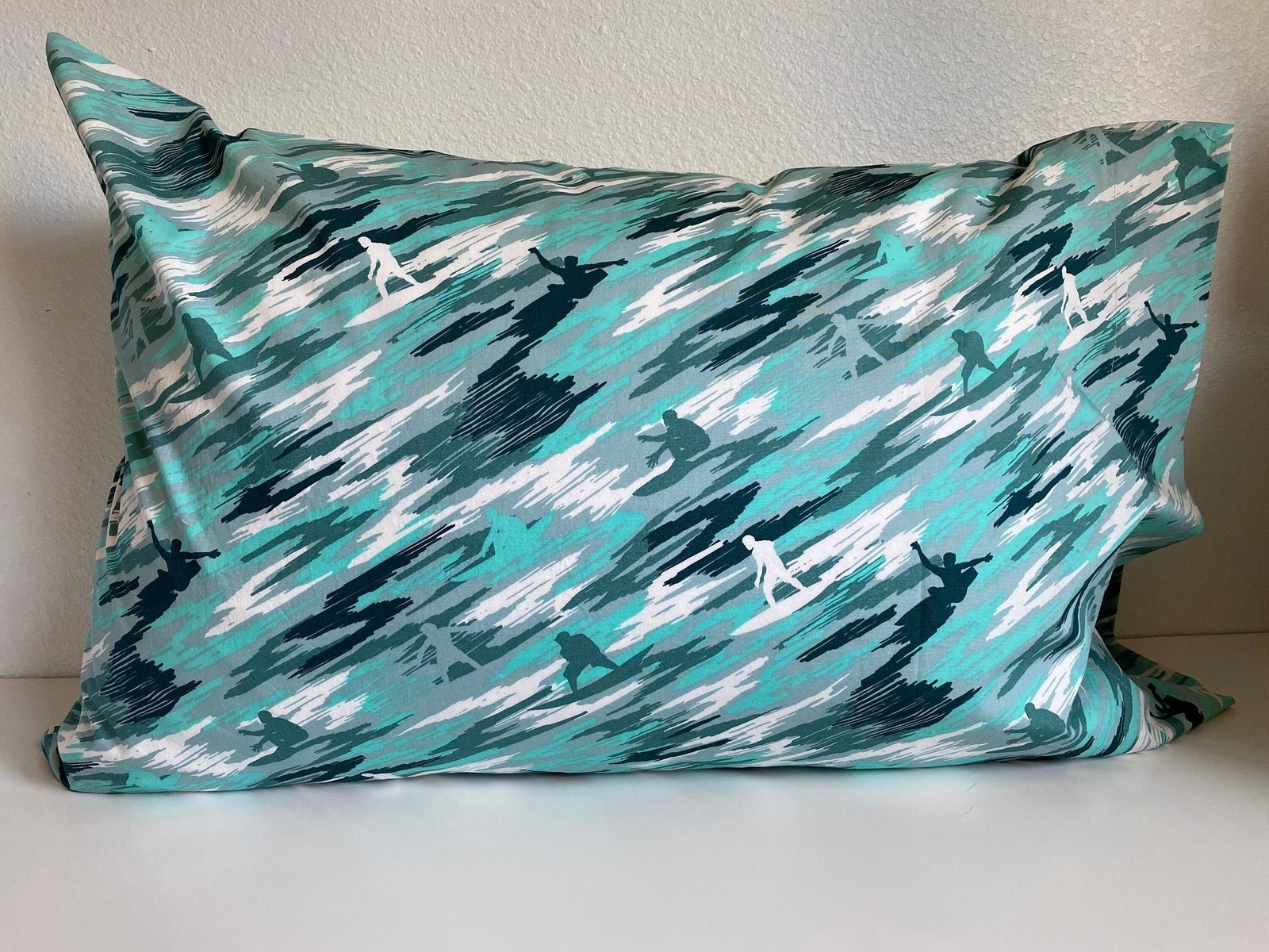 Hee Nalu Aqua Tones  Pillowcase | Handmade |100% Cotton