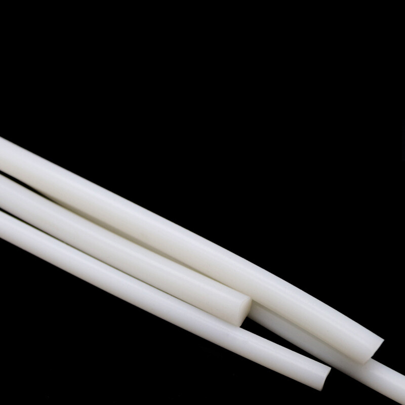 Silicone Rubber Cord White Round Strip Solid Rubber Strip Sealing Strip 1mm~25mm