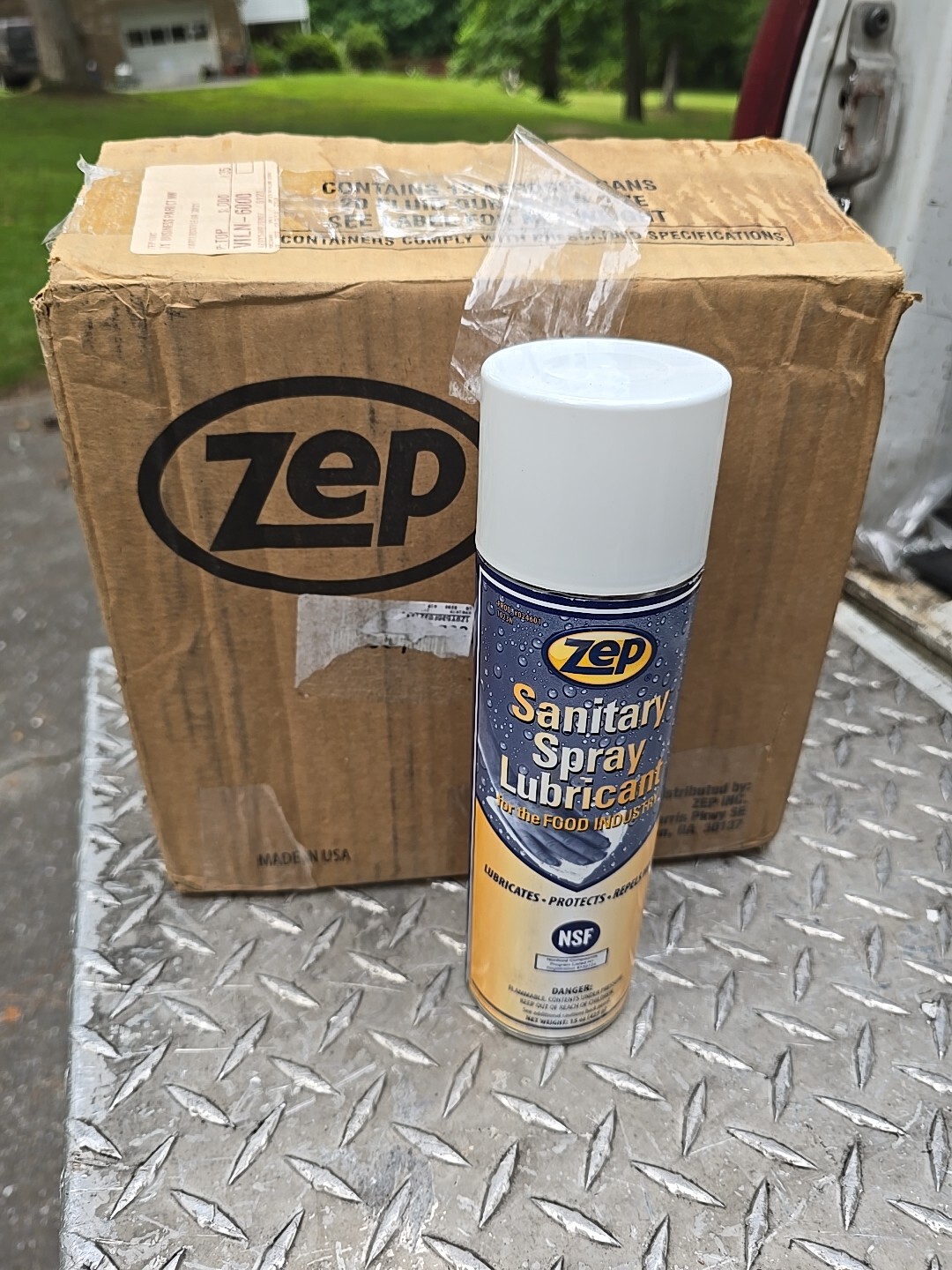 12 x Zep Sanitary Spray LUBRICANT for The Food Industry NSF, Repels Water
