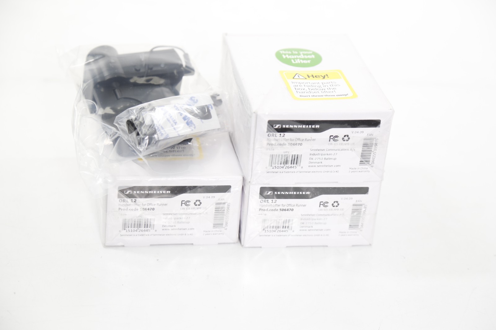 Lot of 4  SENNHEISER ORL12 506470 OFFICE RUNNER HANDSET LIFTERS
