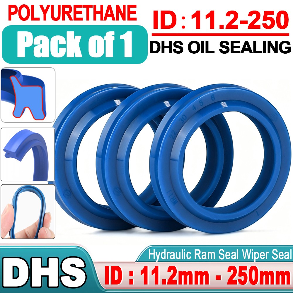 11mm-250mm Hydraulic seal ram u seal 11.2-250mm rod od U-Cup DHS-Type Dustproof