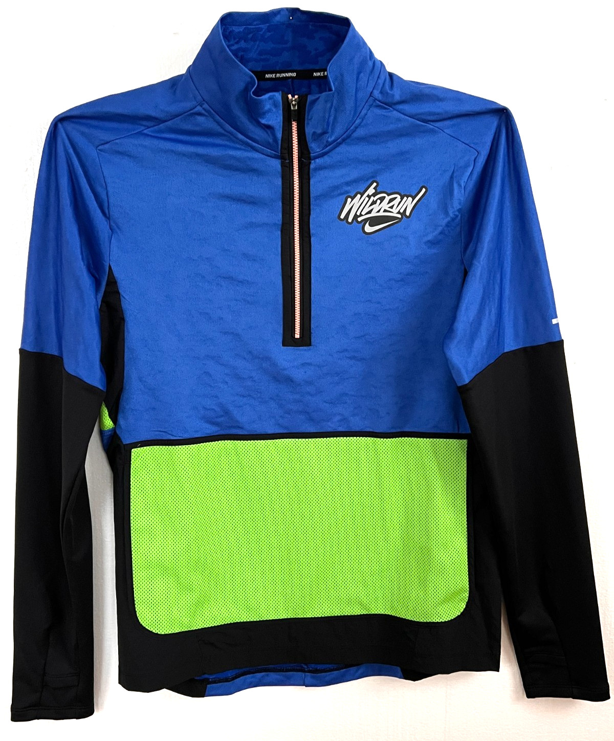 Nike Men's Dri-Fit Wild Run Element Half Zip Long Sleeve Shirt, Size S BNWT $75
