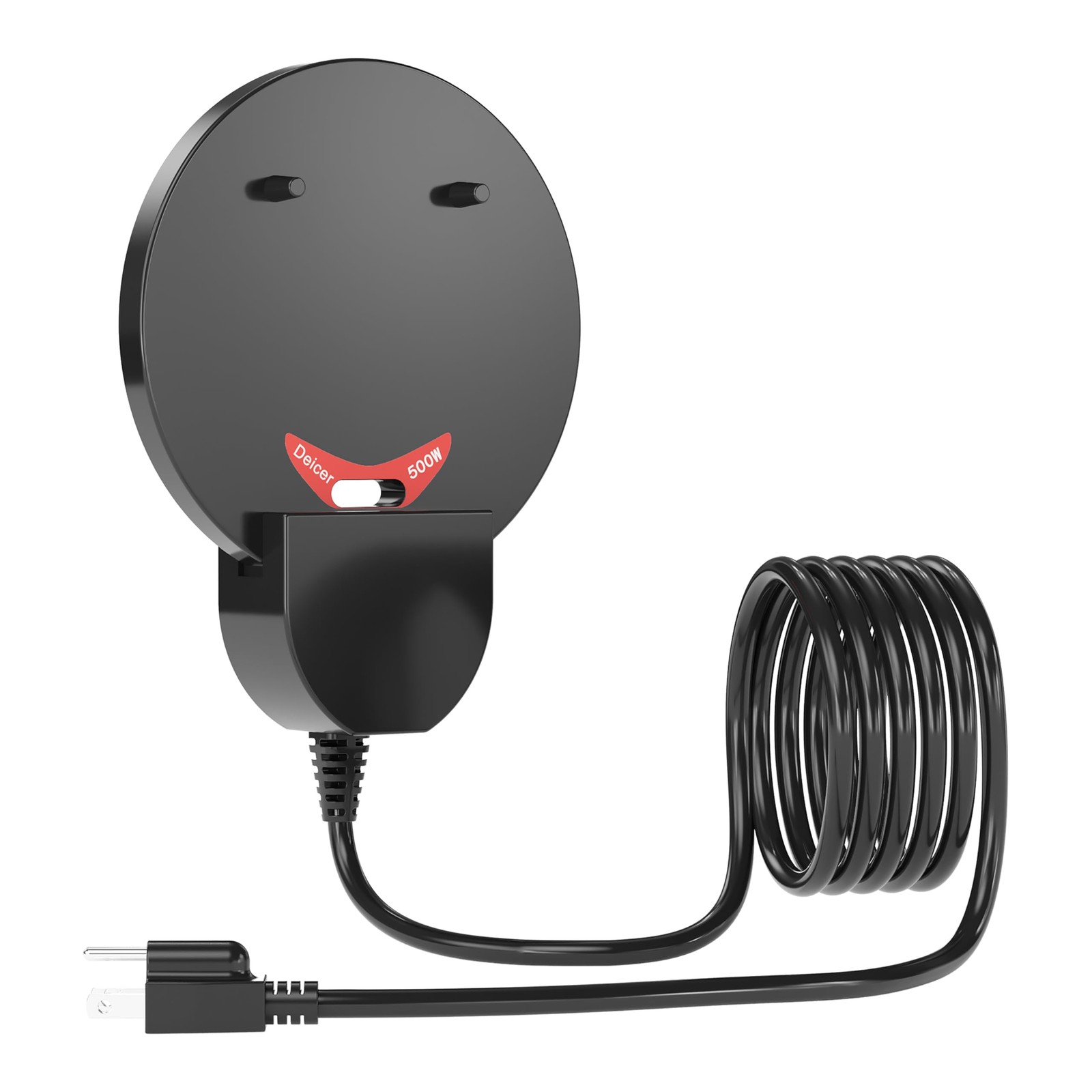 250W Chicken Water Heater w/Thermostat, Aluminum Cast Bird Bath Black