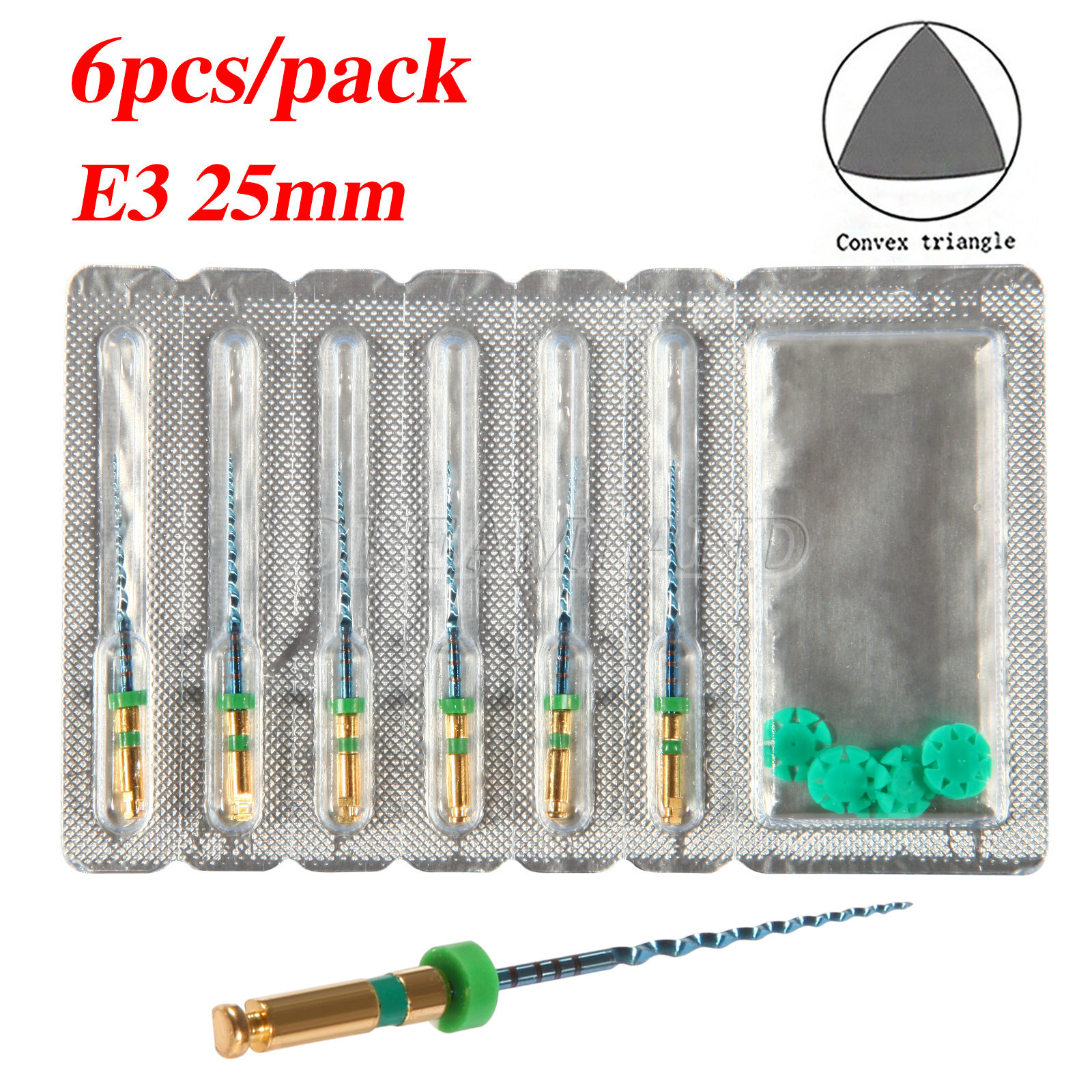 Dental Sybronendo Endo Buchanan Hand Plugger Tip Fill Obturation Size 0#,1#,2#