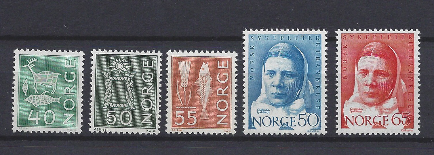 Norway 1968 MNH  NK 610-14