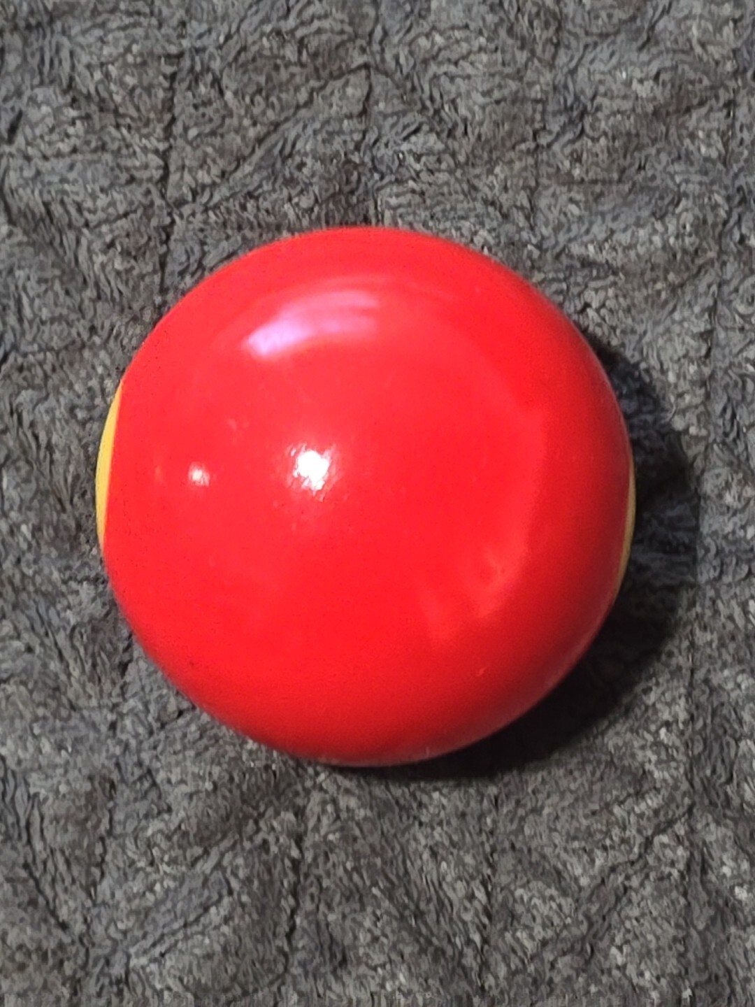 🎱Vintage Replacement Belgian(#3) Pool Ball~Billiards Solid Red Ball 2"
