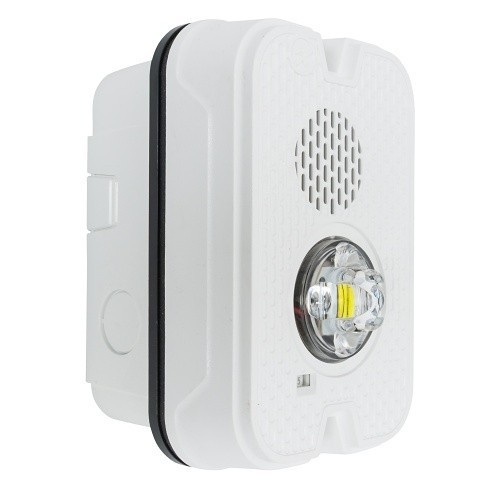 System Sensor P2GWKLED-P L-Series Outdoor Compact Wall-Mounted Horn Strobe Plain