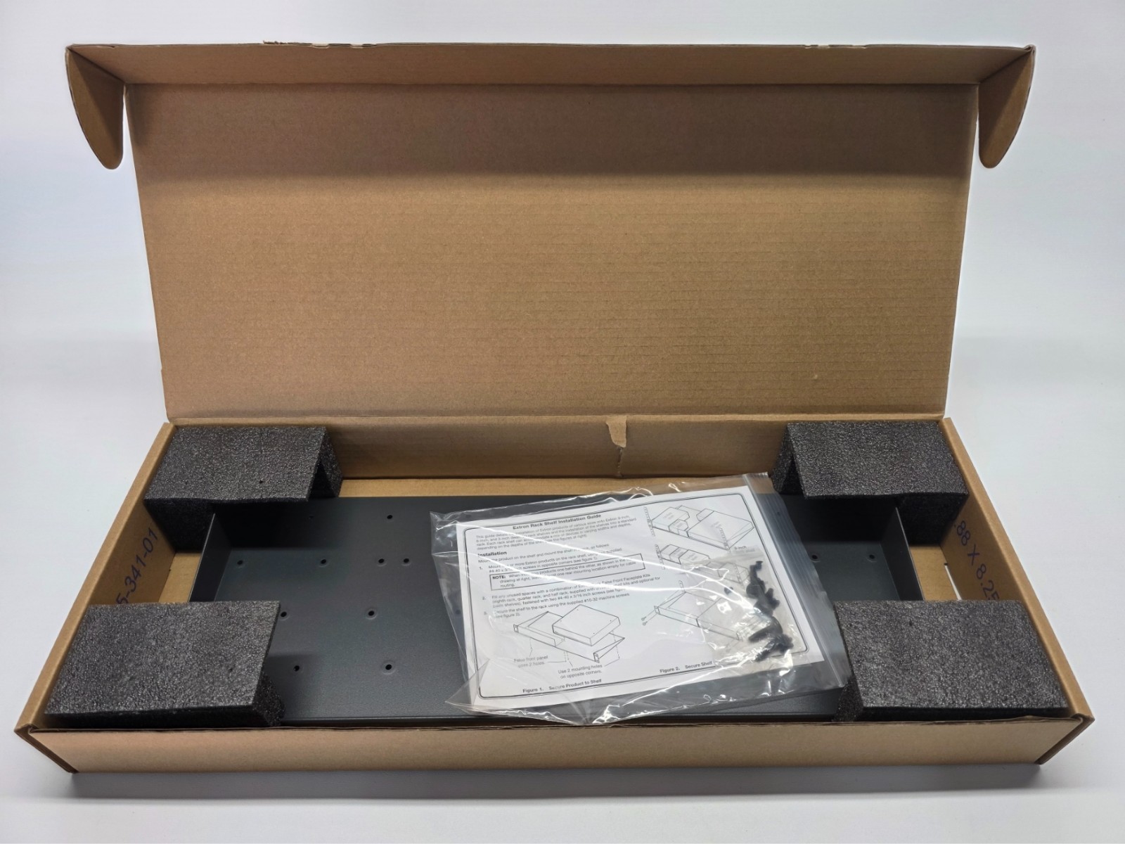 Extron RSB 126 Gray 1U Basic Rack Shelf 6" Deep 60-604-11 New