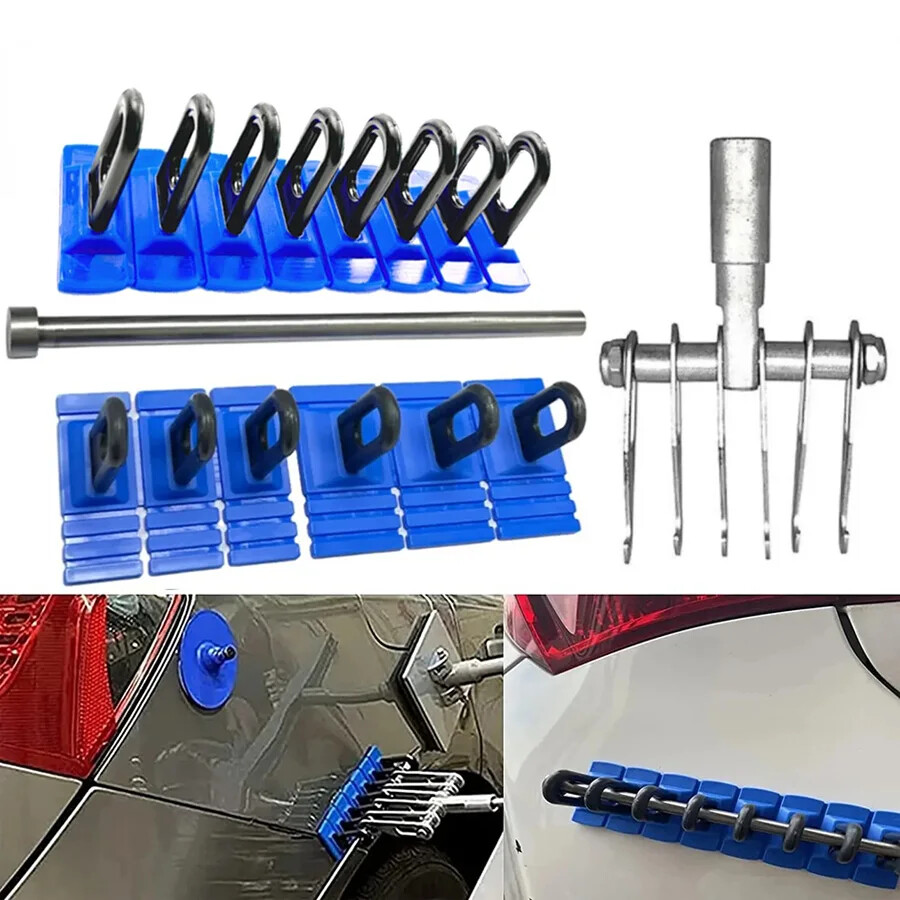 Car Dent Repair Tool Auto Body Dent Puller Remover Glue Pulling Tabs Kit