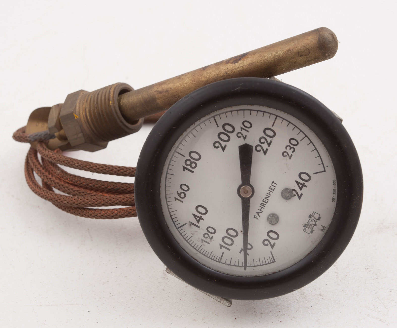 Marshalltown 240 Fahrenheit Gauge w/Probe Steampunk (B4L-4) 50-350-600