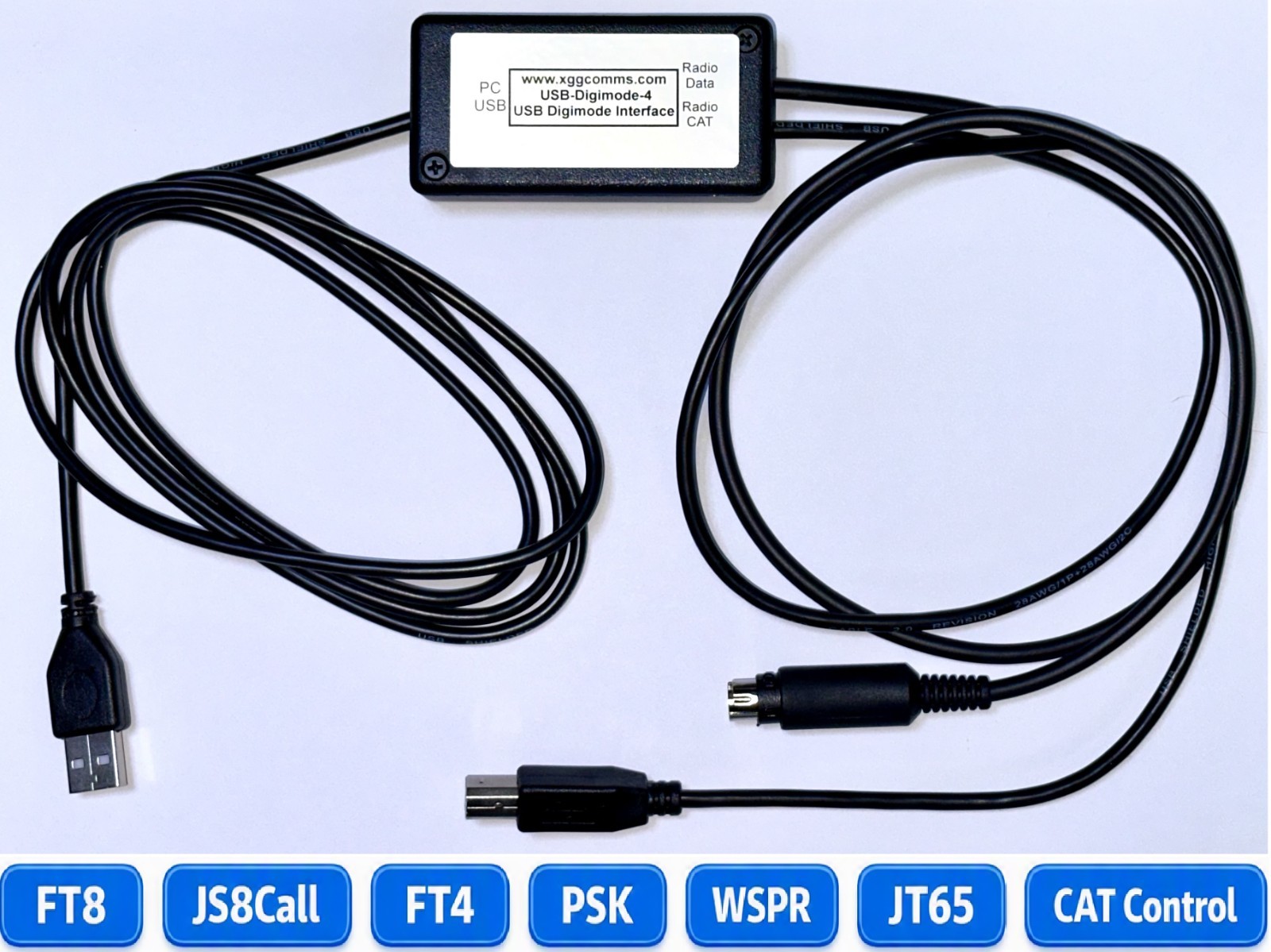 Yaesu FT-891, FT-710 USB Digimode Interface, FT8, PSK31, JT9, JT65 WSJT-X, HRD