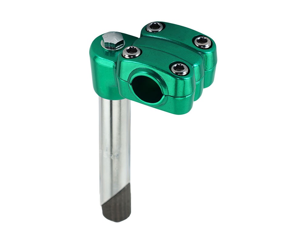 Bike 450 Alloy Stem 22.2mm Green.