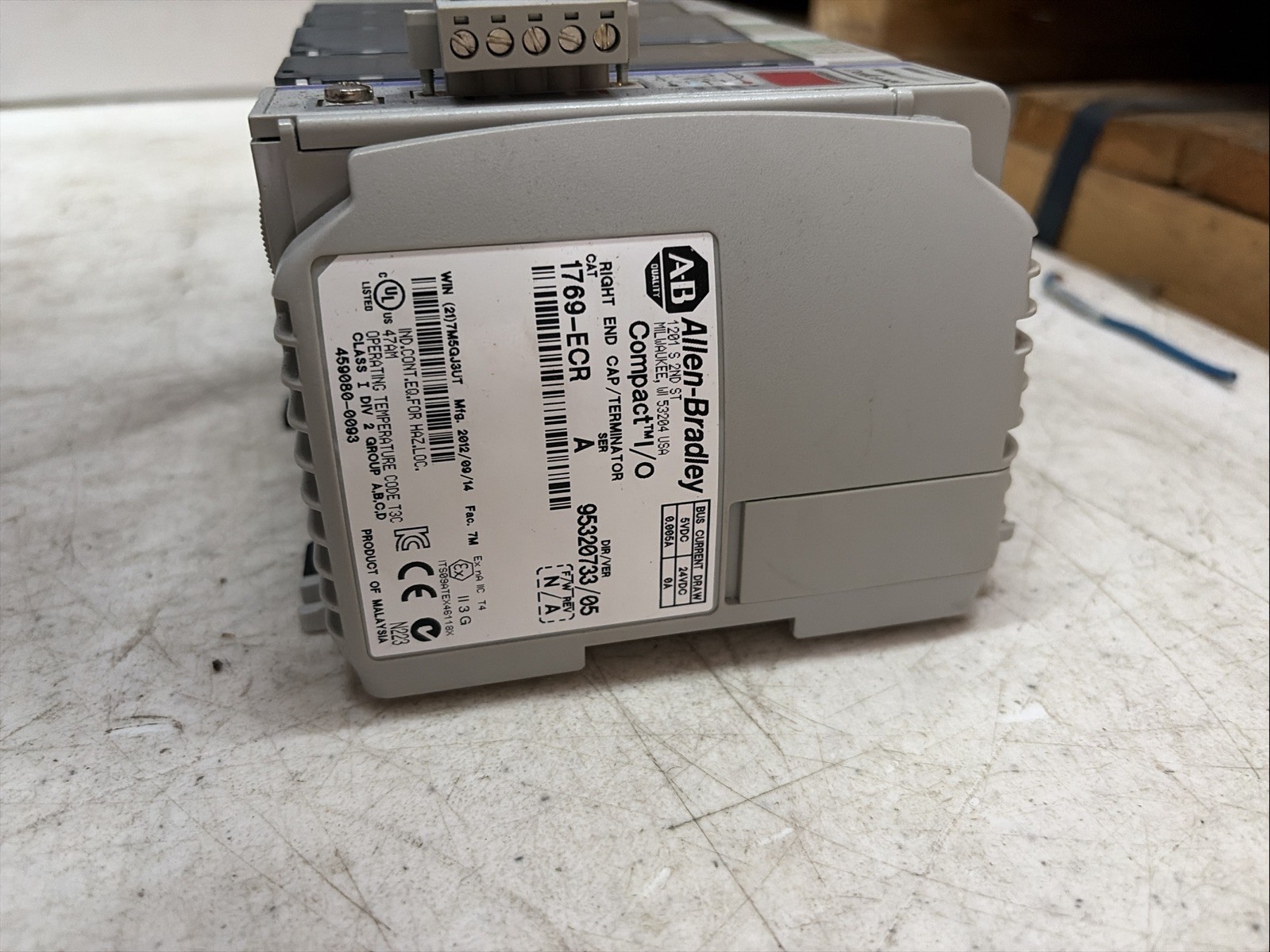 Allen Bradley 1769-L32E CompactLogix PLC Rack W Multiple || 1769-ecr || 1769-sdn