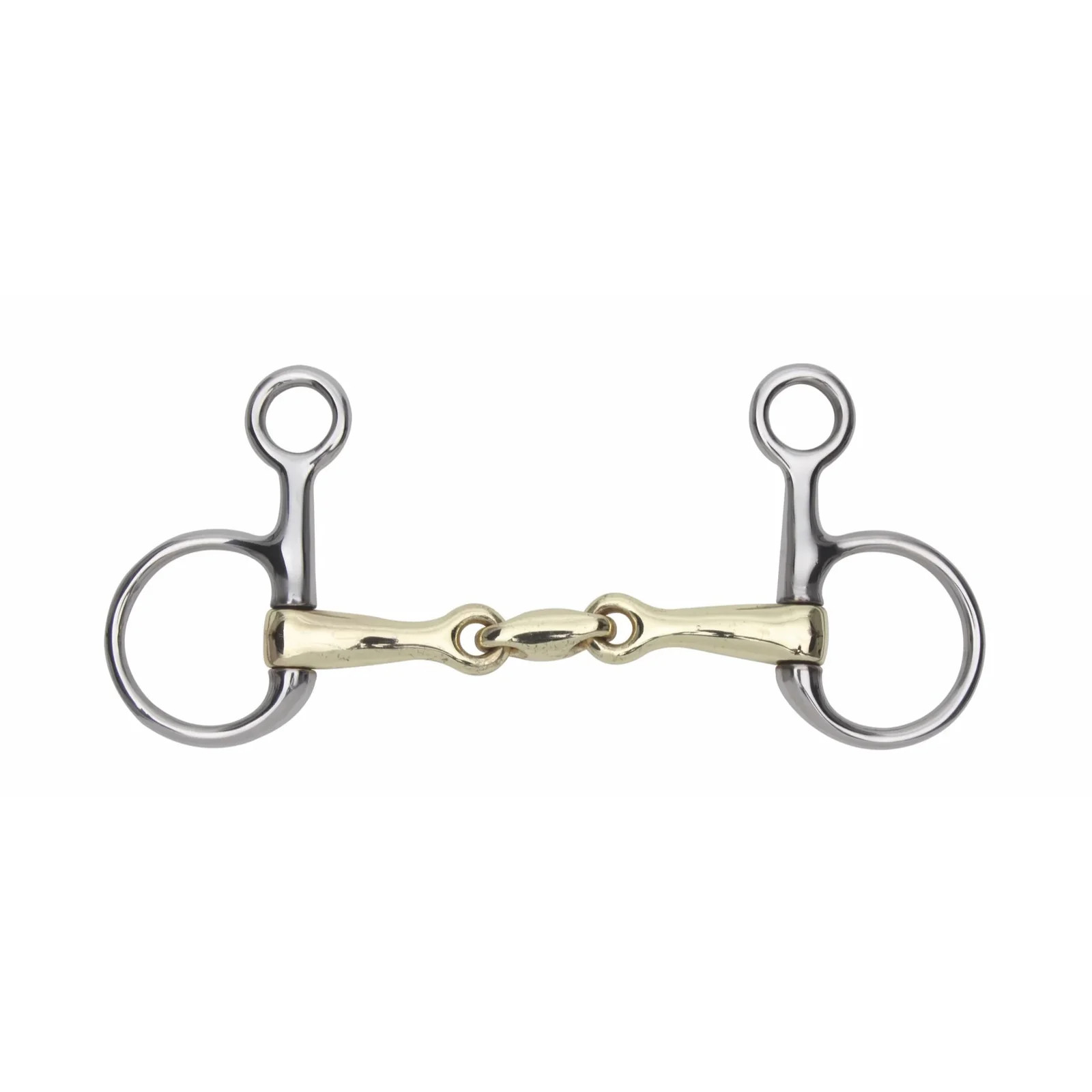 Shires Hanging Cheek Baucher Bit with Double Jointed Lozenge Mouthpiece -