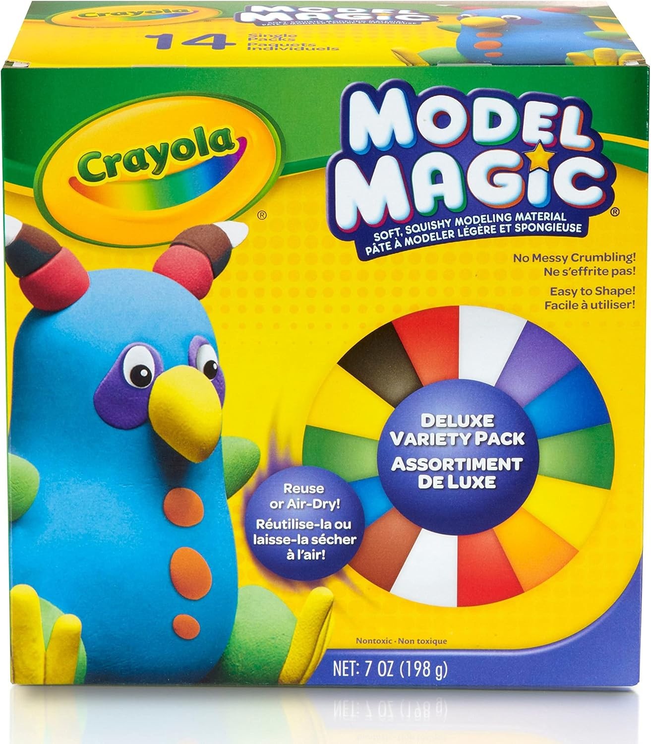 Crayola Model Magic Deluxe Variety Pack (14ct), Stocking Stuffers, Assorted