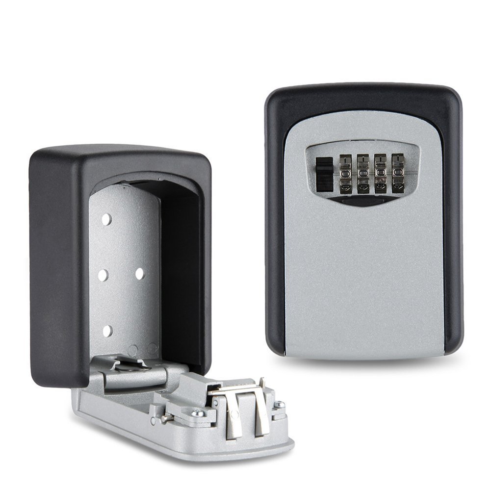 JUN-L Outdoor Indoor Wall Mounted Combination Code Key Storage Security Safe Box
