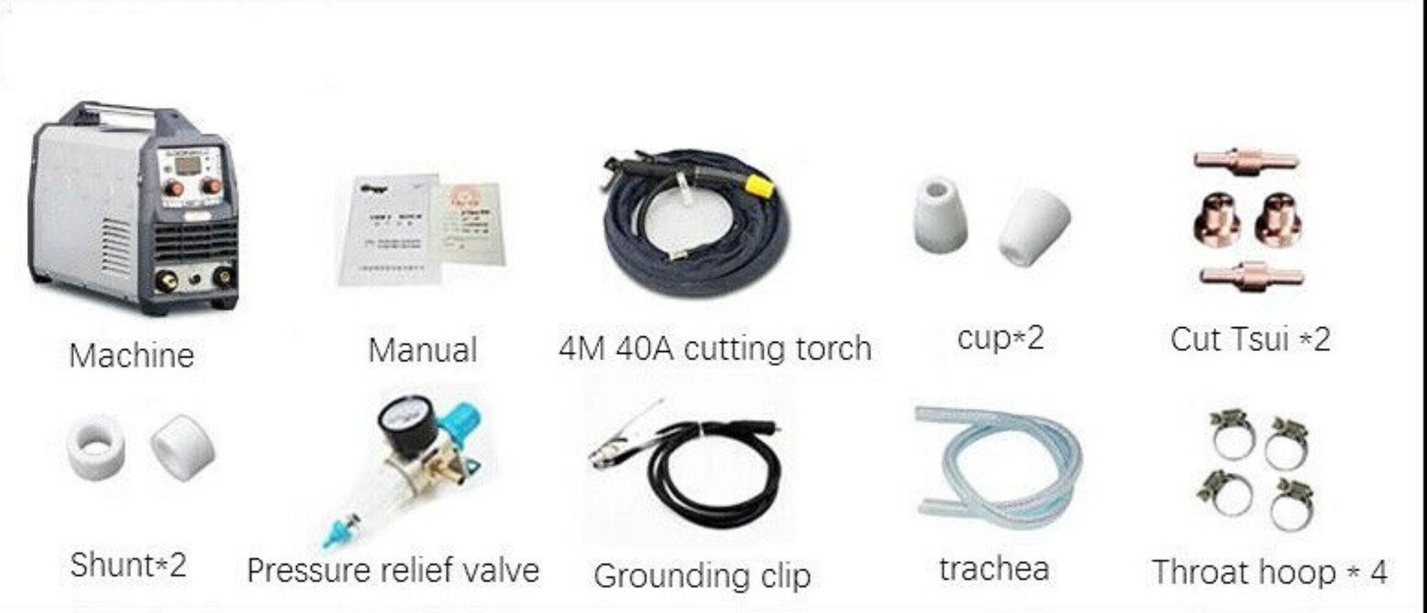 Plasma Cutting Machine LGK40 220V Plasma Cutter with Welding Accessories