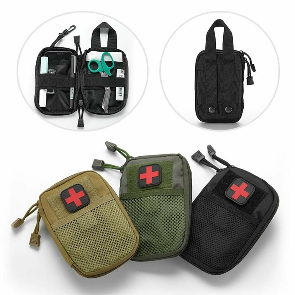 Tactical MOLLE Rip-Away EMT Medical First Aid IFAK Blowout Pouch (Bag Only)