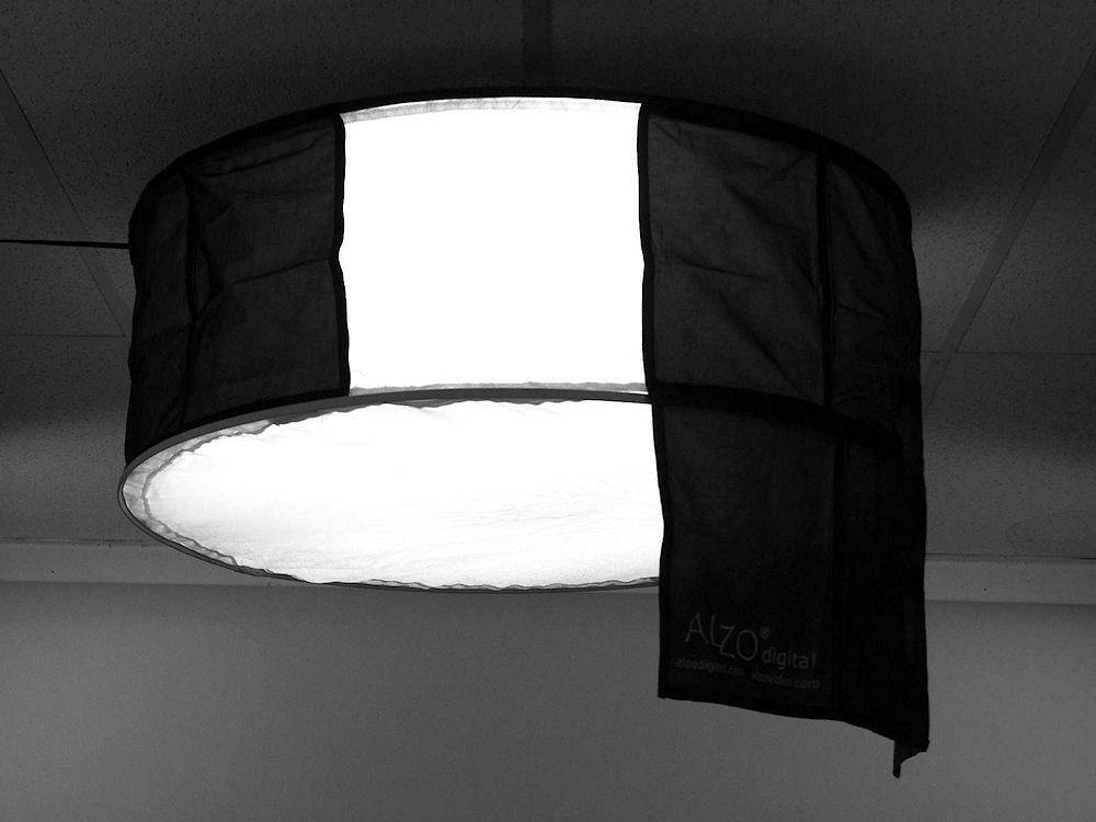 Black Fabric Flags for ALZO Drum Space Light, Set of 4