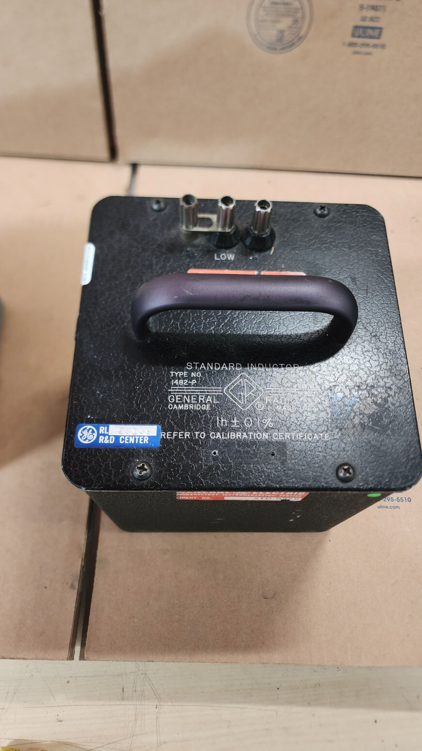 Genrad 1482-P Standard Inductor 1H+/-0.1% Unit #2