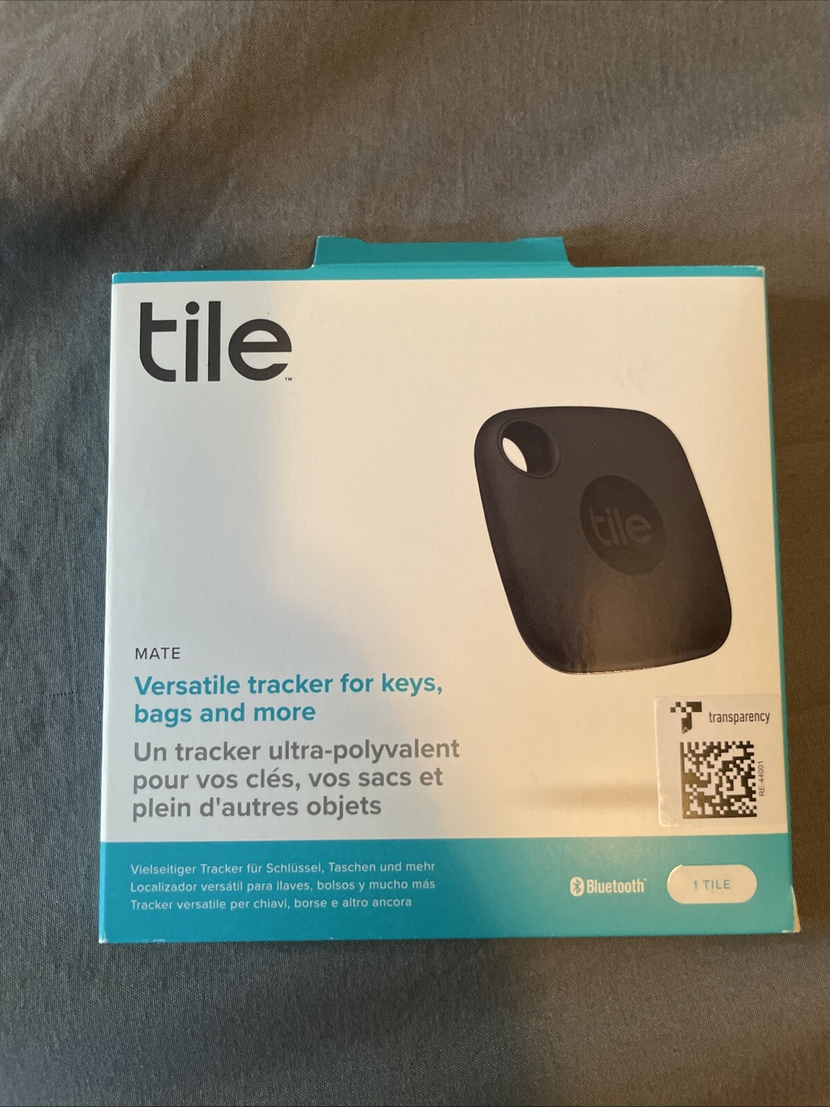 Tile Mate 2022 Versatile Tracker For Keys, Bags And More - Black
