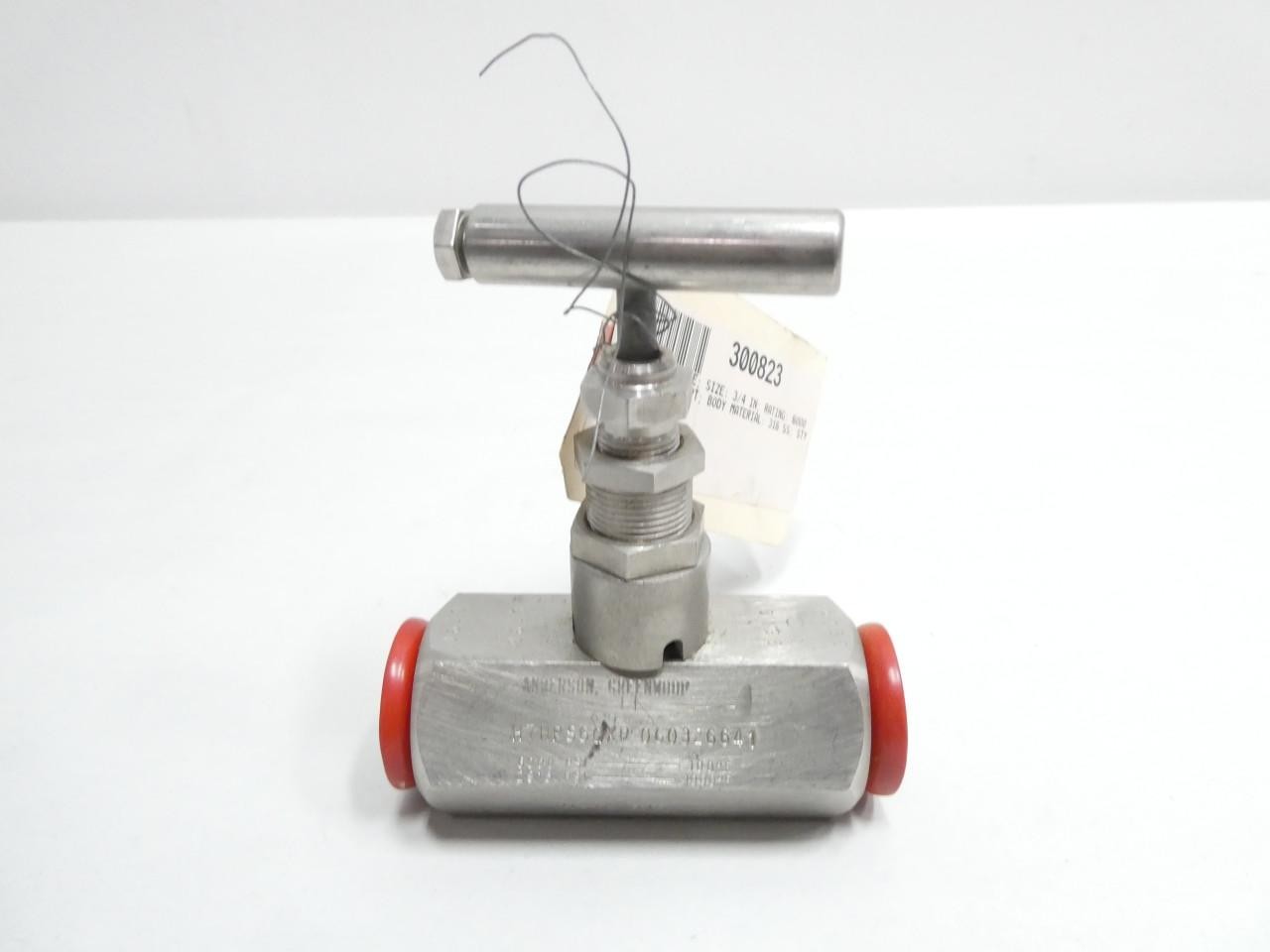 Anderson Greenwood H7HPS60XP 060326641 Manual Ss Needle Valve 6000psi 3/4in Npt