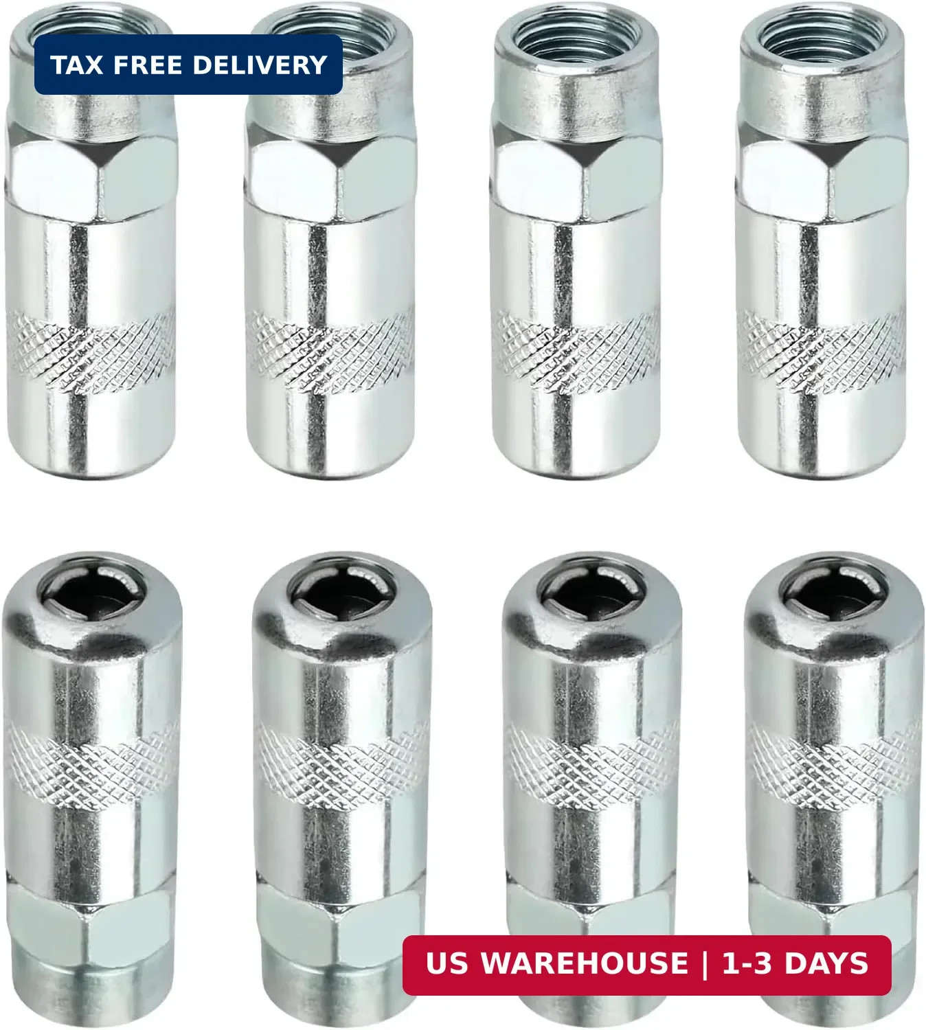 8P for Milwaukeie Grease Gun Coupler Tips 49-16-2649 Replacement Coupler | For M