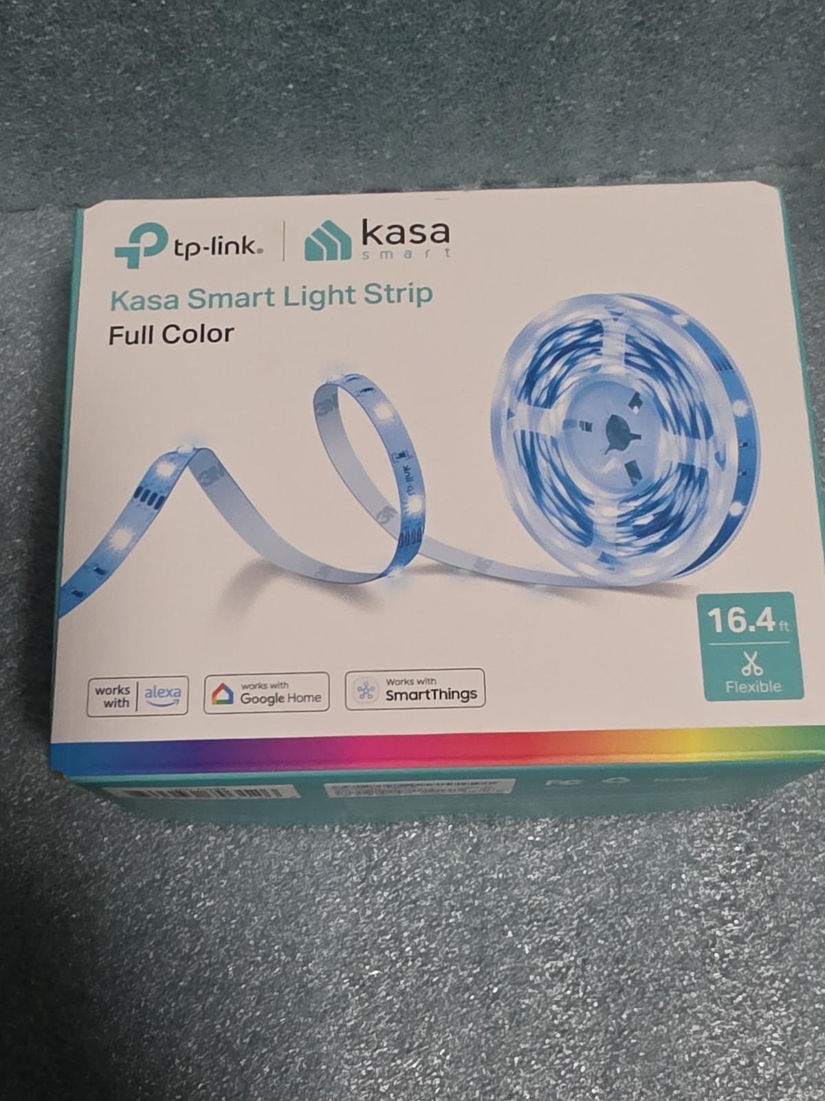 TP-Link Kasa Smart Light Strip 16.4 ft Multicolor KL400L5 WiFi Alexa Google