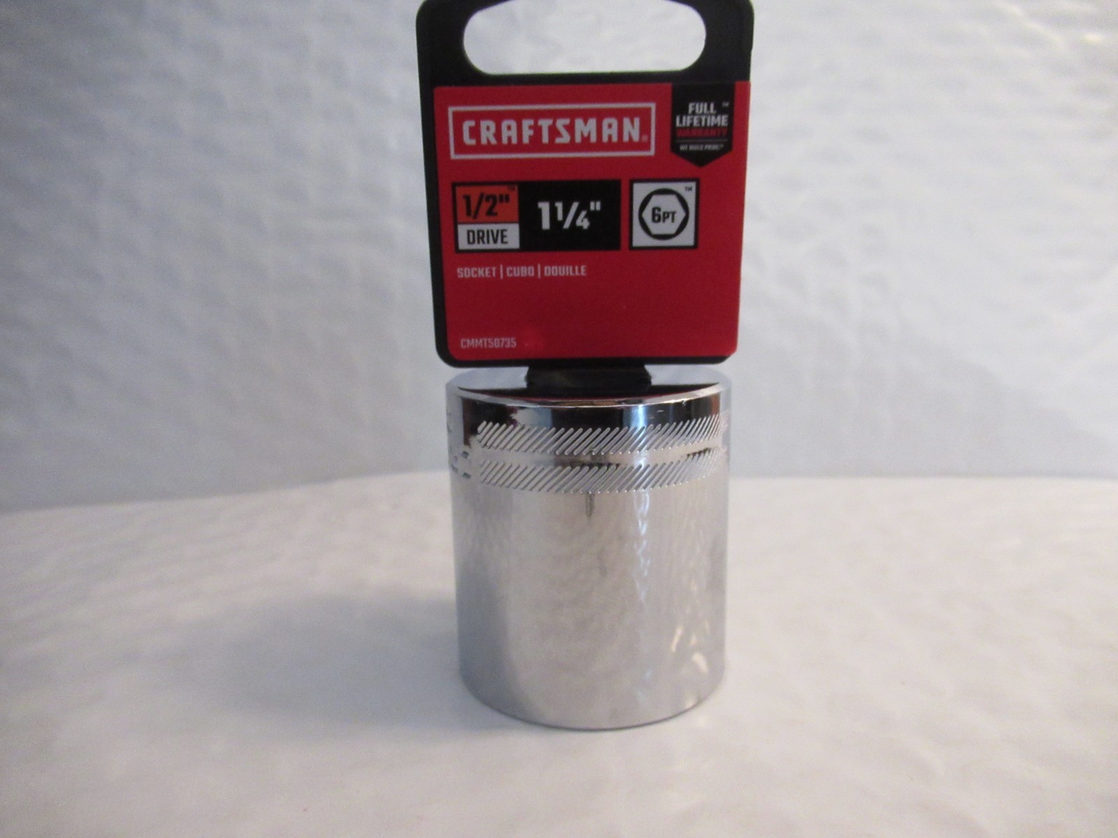 Craftsman 1 1/4 Socket 1/2" Drive 6 Point Chrome New Tool Free USA Shipping