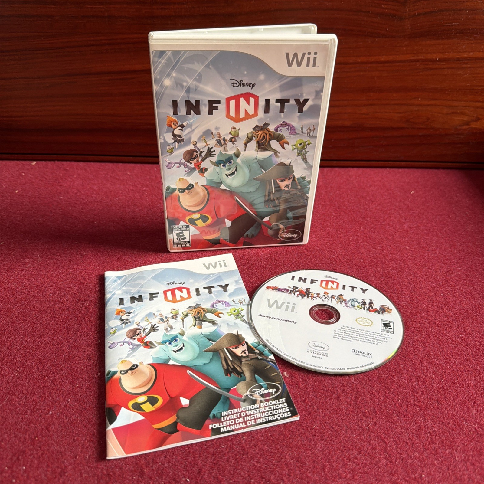 Disney Infinity - Nintendo Wii, 2013, Complete In Box, Untested