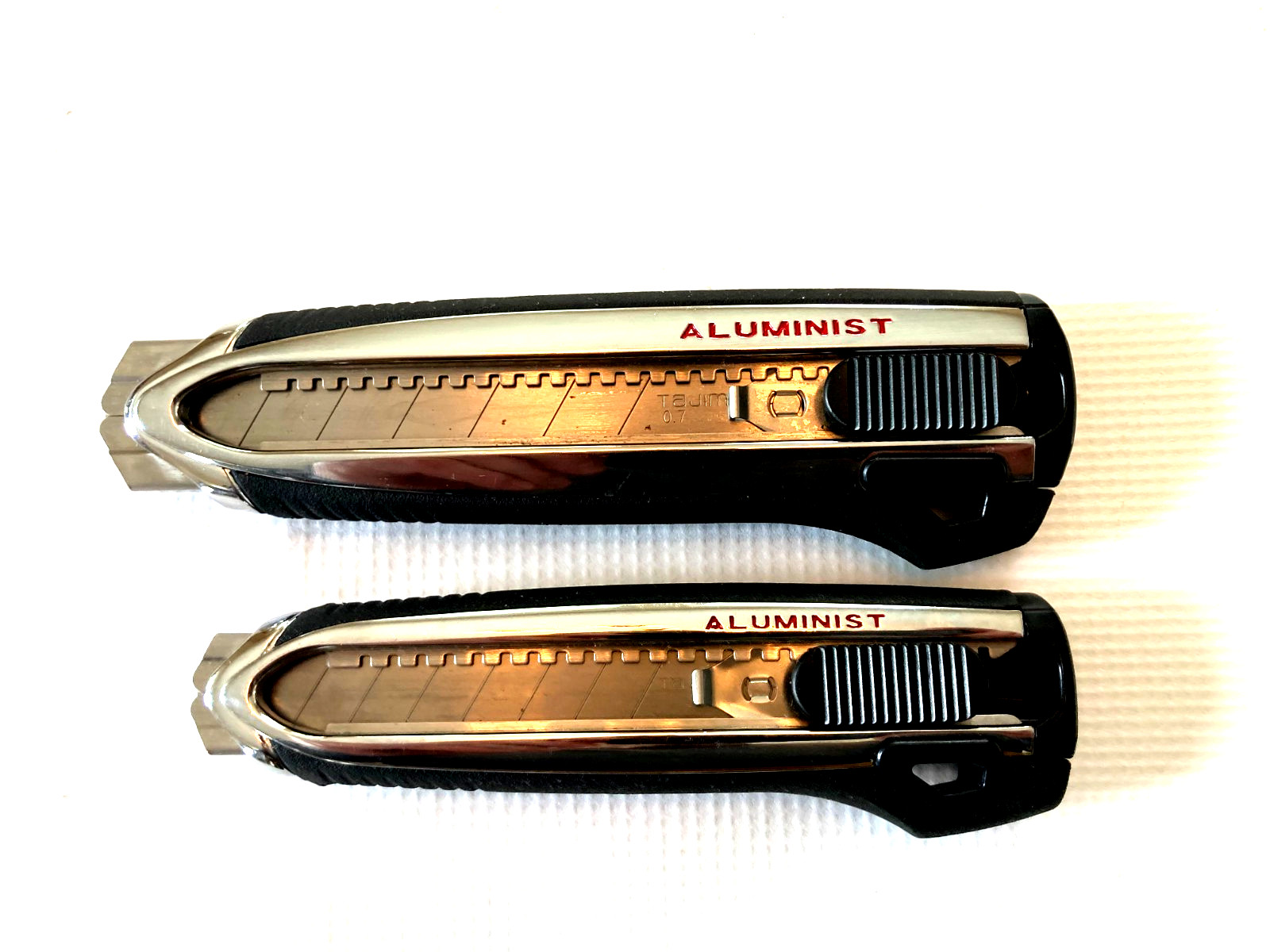 Tajima ACM-700C 1" / ACM- 500C 0.7" Aluminist Utility Knives Retractable Chrome