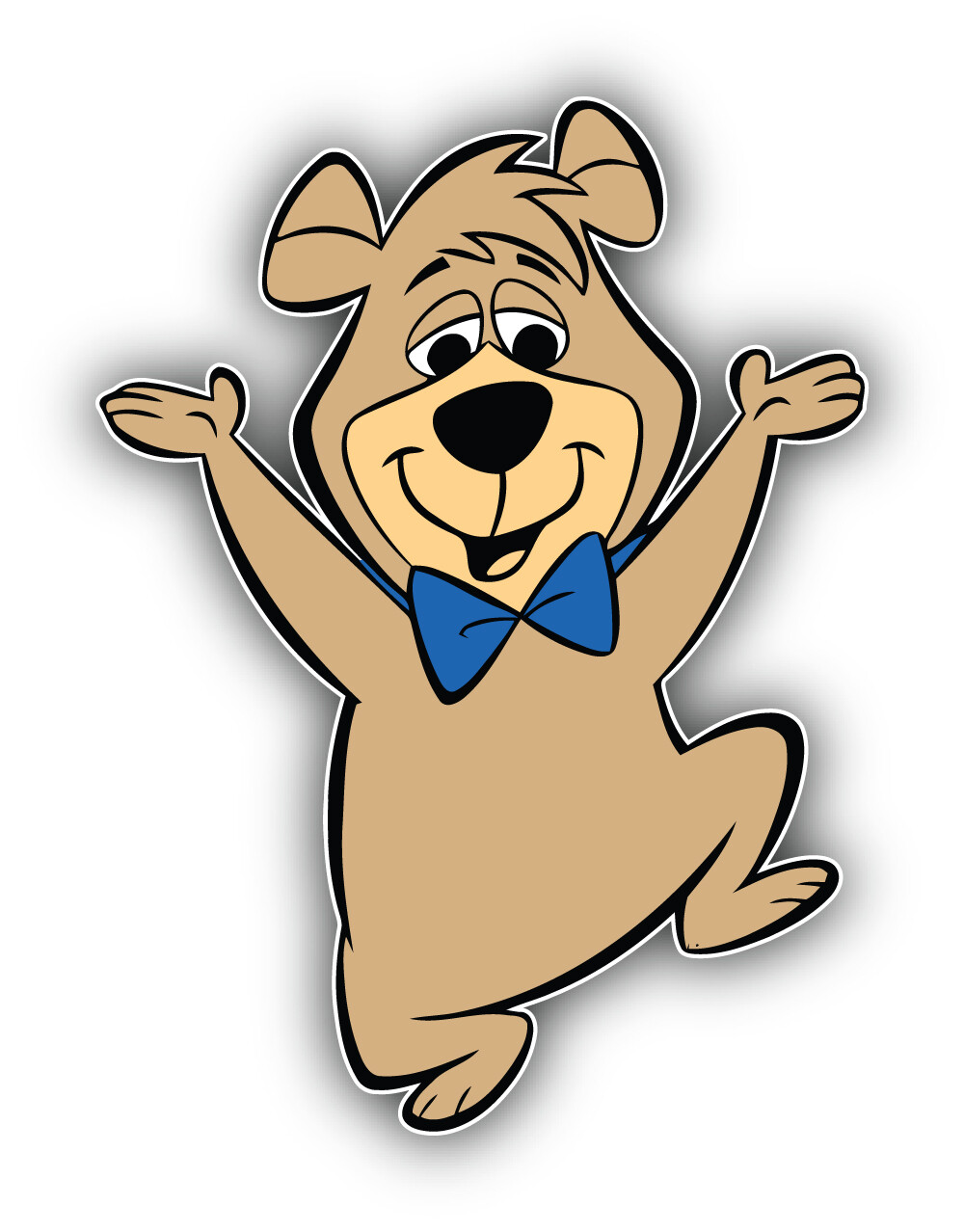 Yogi Bear Cartoon Boo Boo Sticker Bumper Decal - ''SIZES''