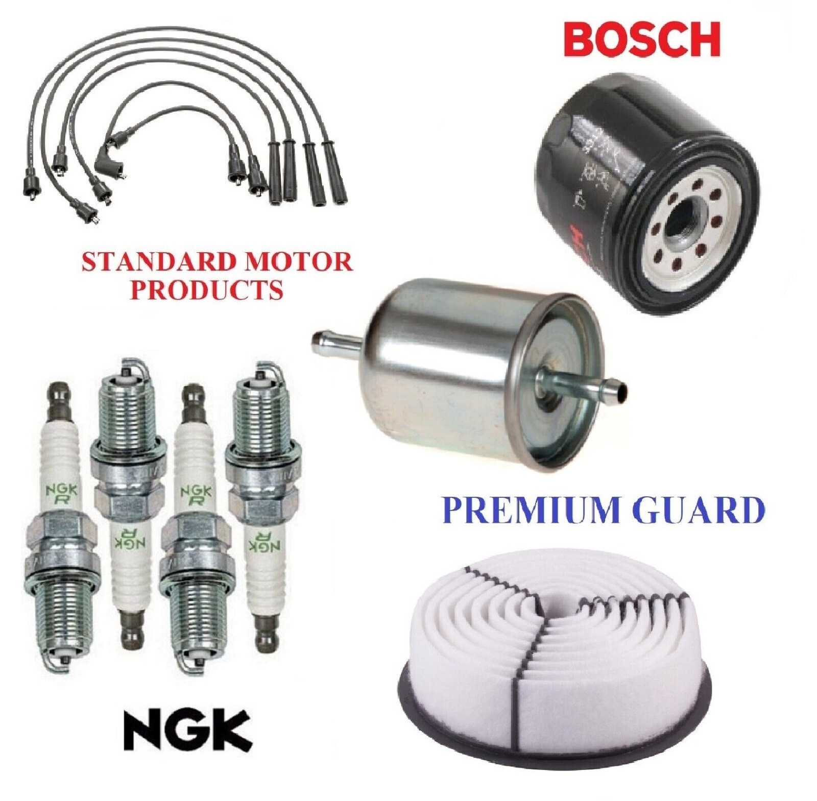 Tune Up Kit Filters Wire Spark Plugs For ISUZU TROOPER L4 2.6L 1988-1991